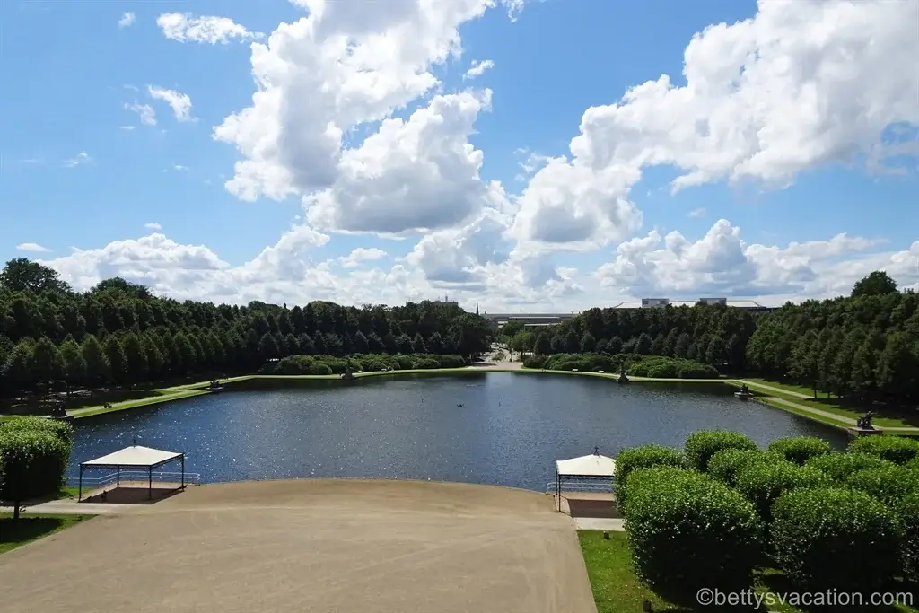 Parkhotel Bremen Ausblick vom Balkon